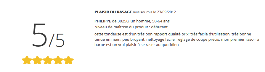philips QT4022 spéciale 3 jours